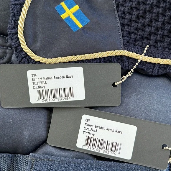 Equestrian Stockholm Jump pad & Ear Bonnet - Picture 2 of 2